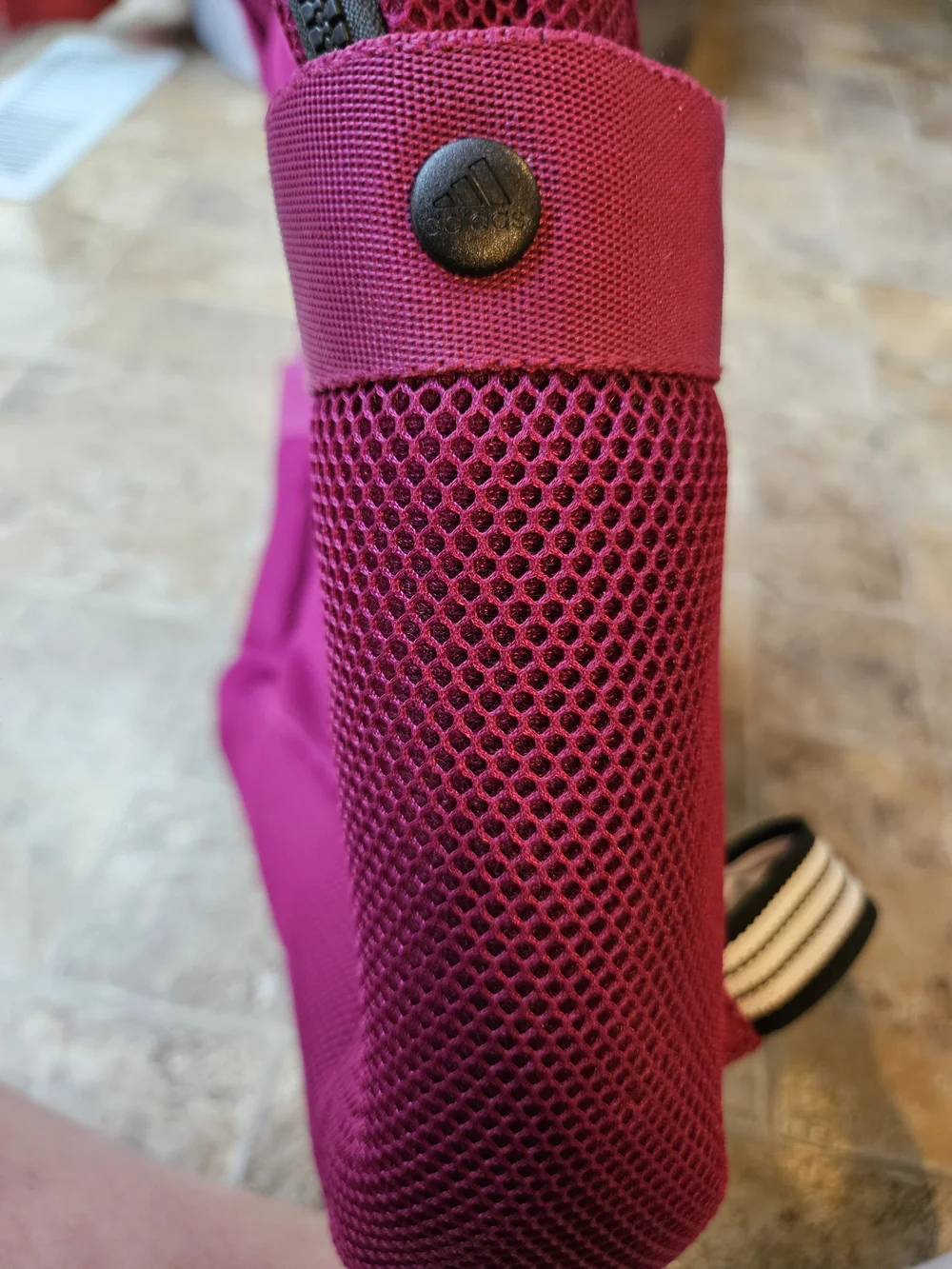 adidas Magenta Mesh Backpack